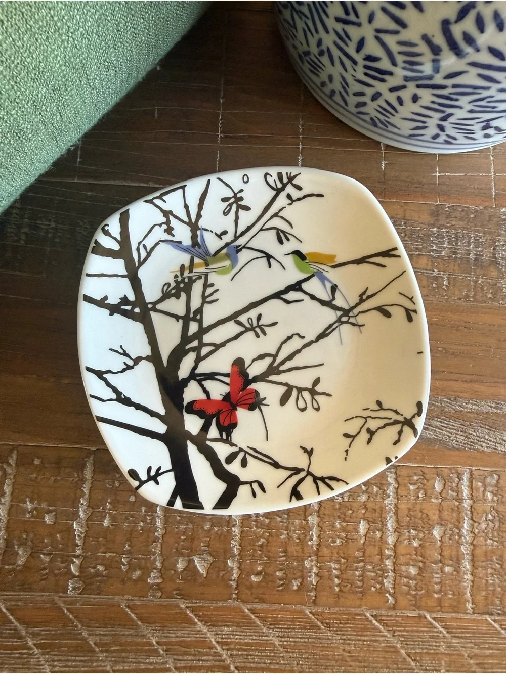 Set of 4 Roscher Ceramic Square Plates - 